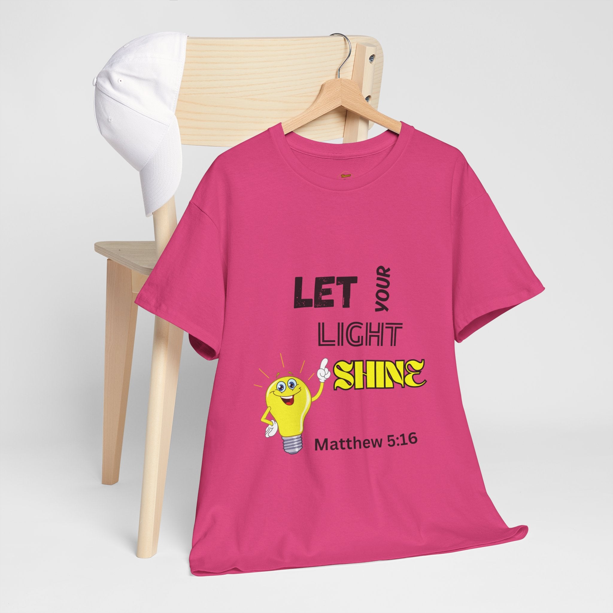 Let Your Light Shine T-Shirt – Matthew 5:16
