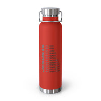 Christian JESUS IS 22oz Insulated Water Bottle - Black