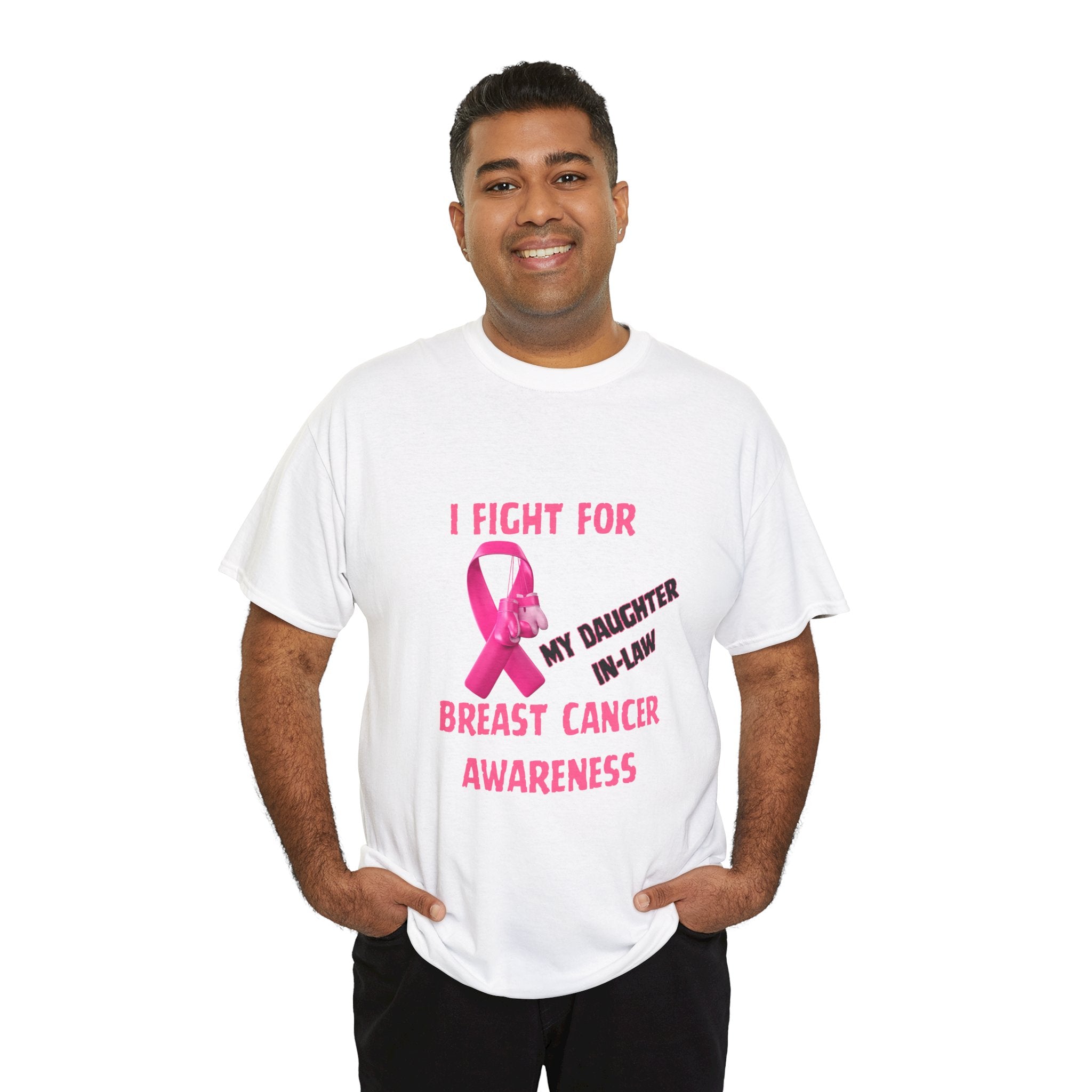 I Fight For My Daughter In-Law Pink Ribbon Tee