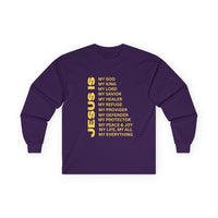 Christian JESUS IS Long Sleeve - Gold