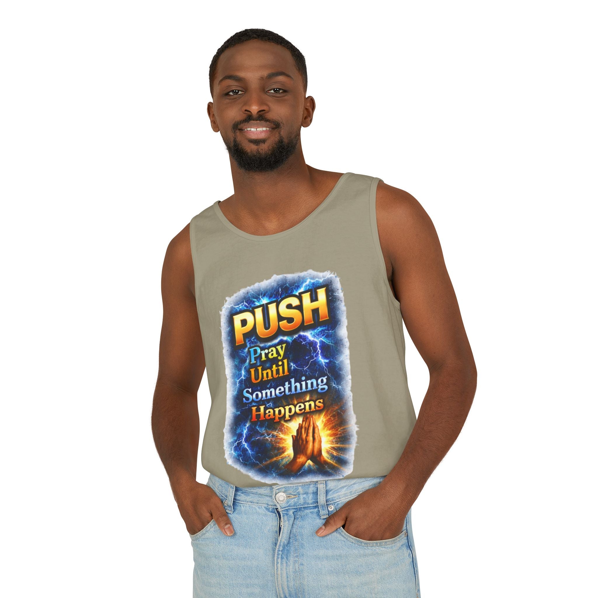 Push: Pray Until Something Happens Tank - Hands