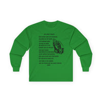 The Lord's Prayer Long Sleeve Tee - Black