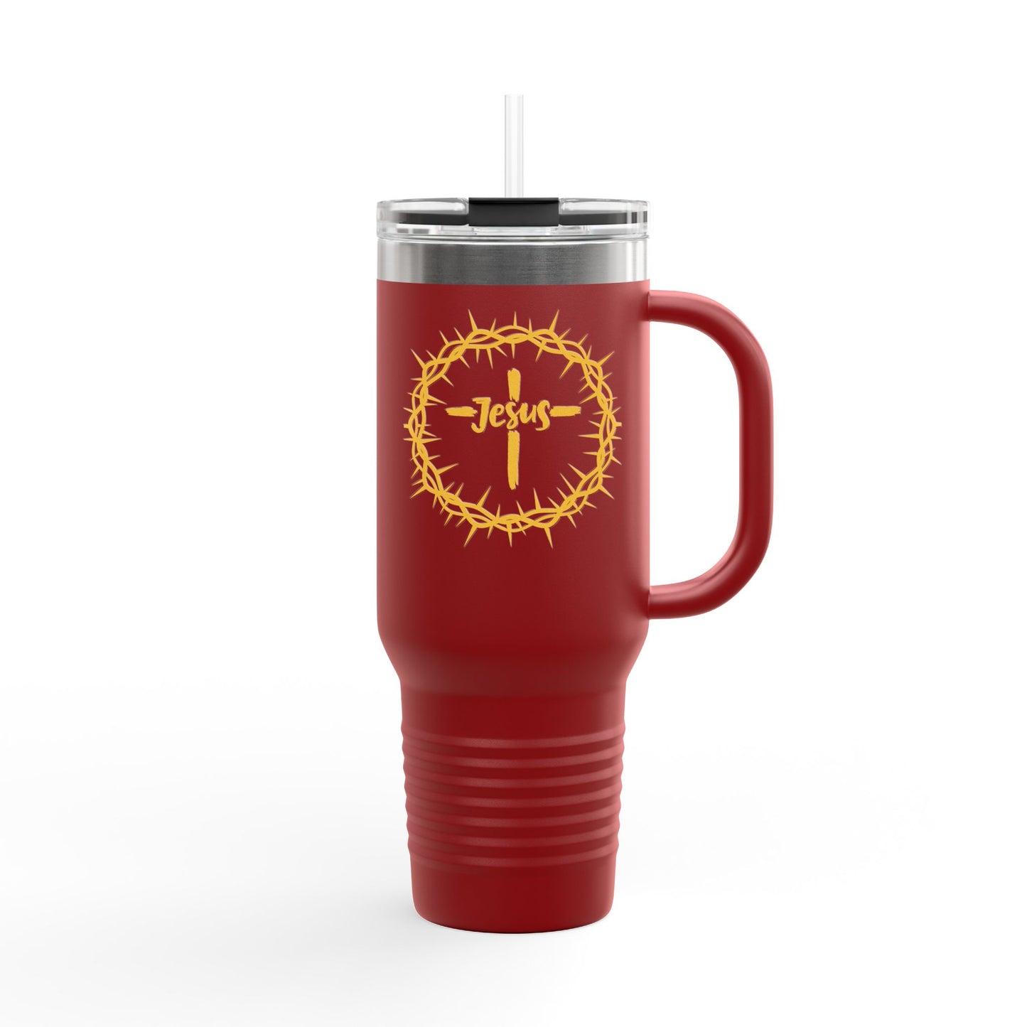Jesus Crown of Thorns Insulated Travel Mug, 40oz
