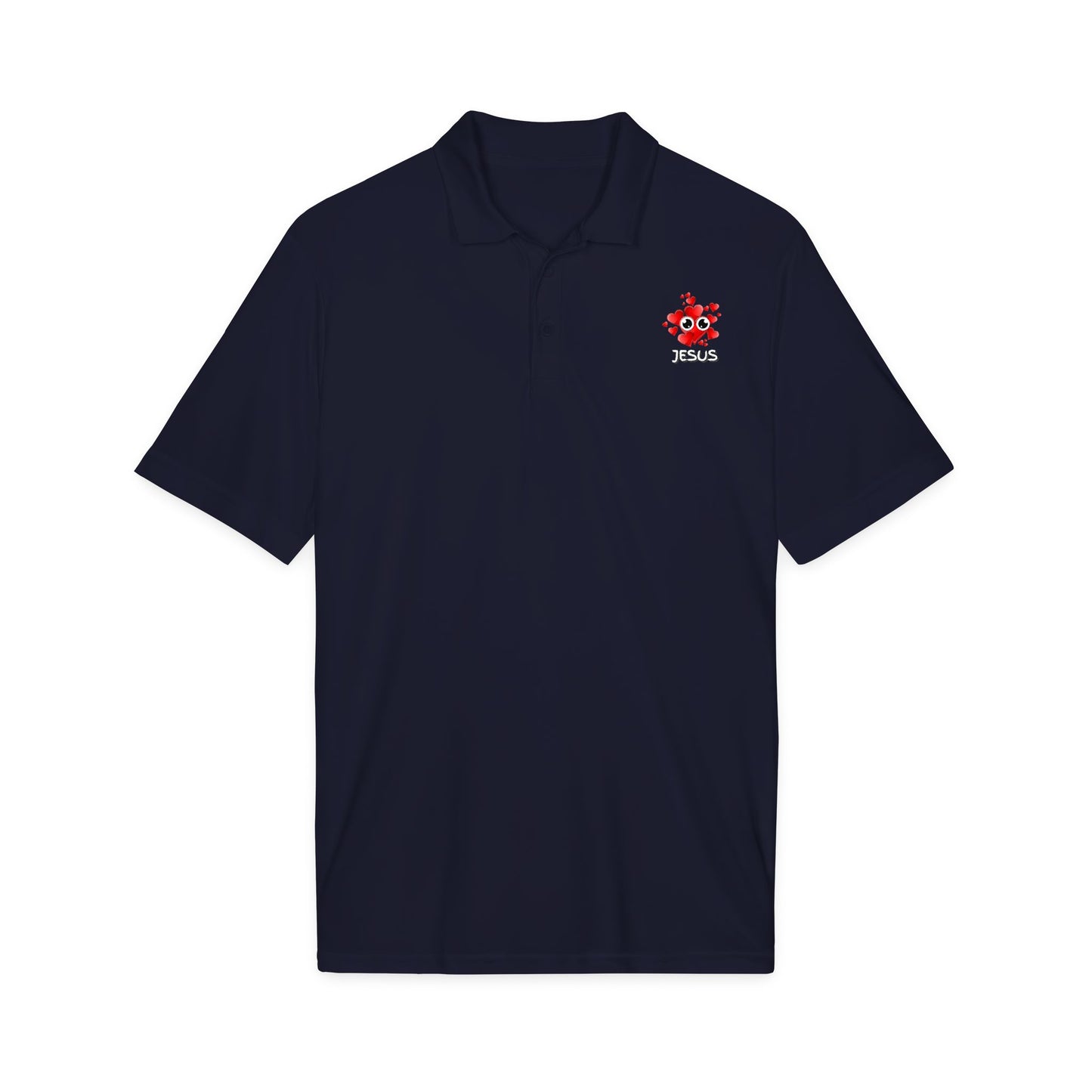 Eye Love Jesus Polo - White