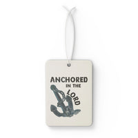 Anchored in the Lord Car Air Freshener — Christian Anchor Scented