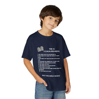 10 Commandments Youth T-shirt - White