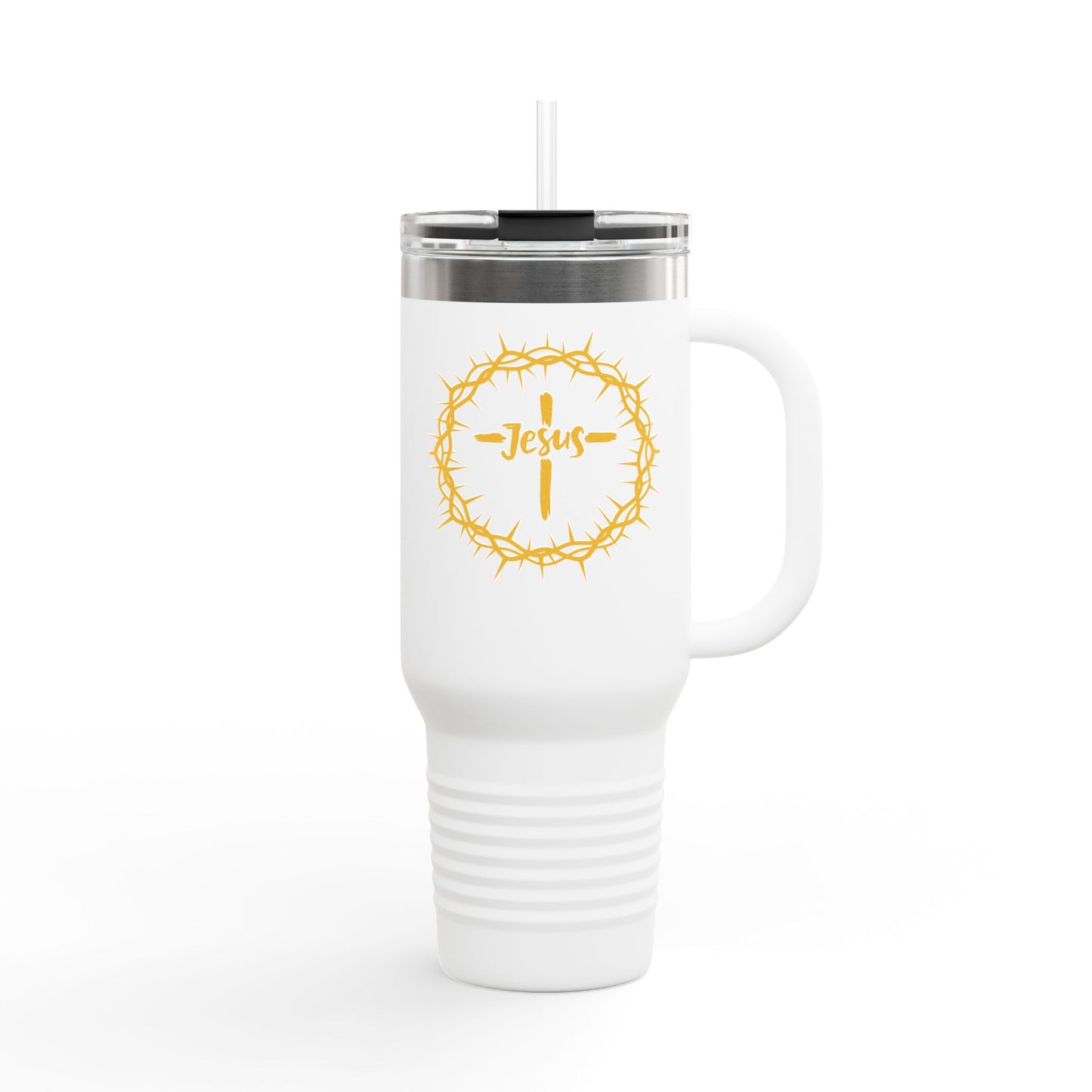 Jesus Crown of Thorns Insulated Travel Mug, 40oz