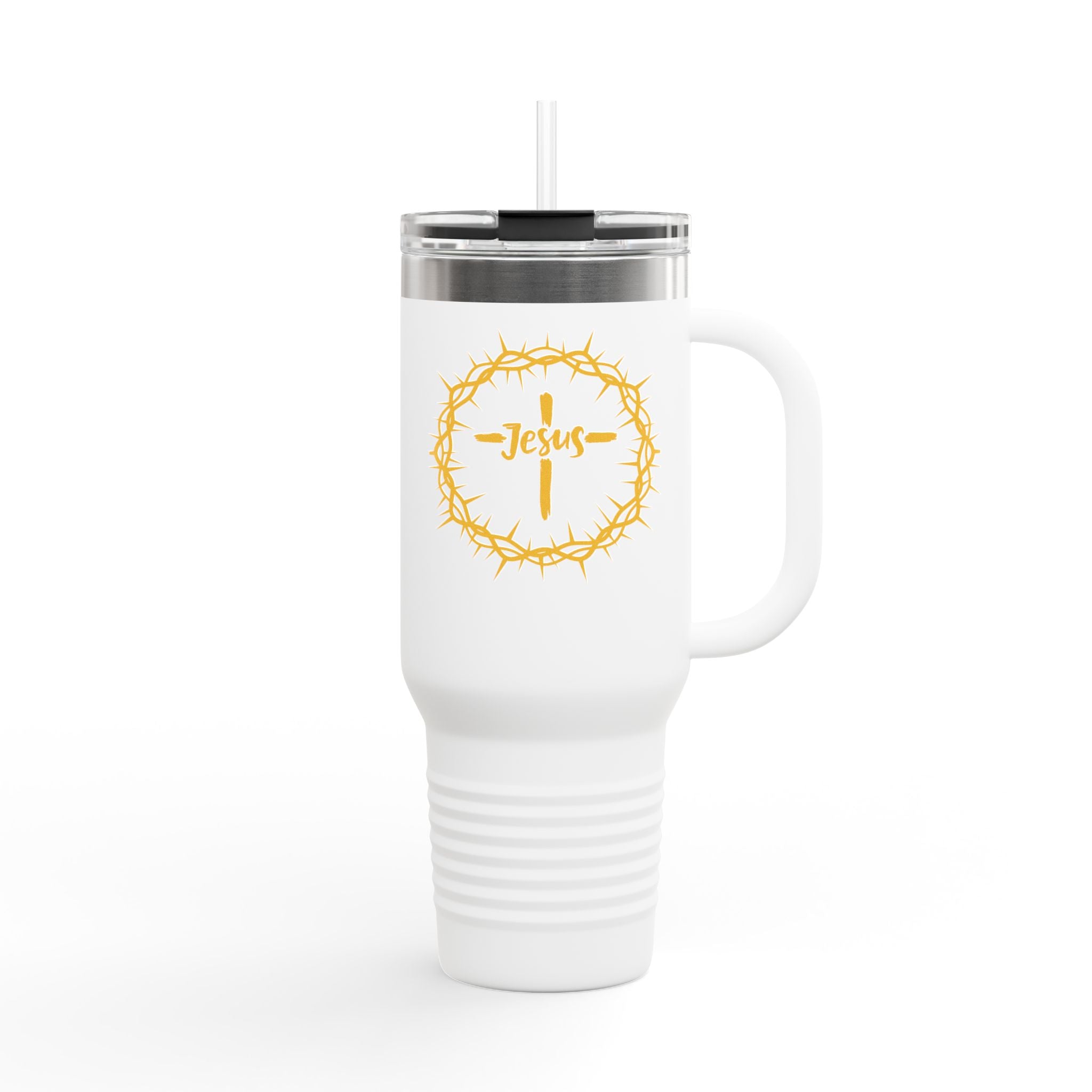 Jesus Crown of Thorns Insulated Travel Mug, 40oz