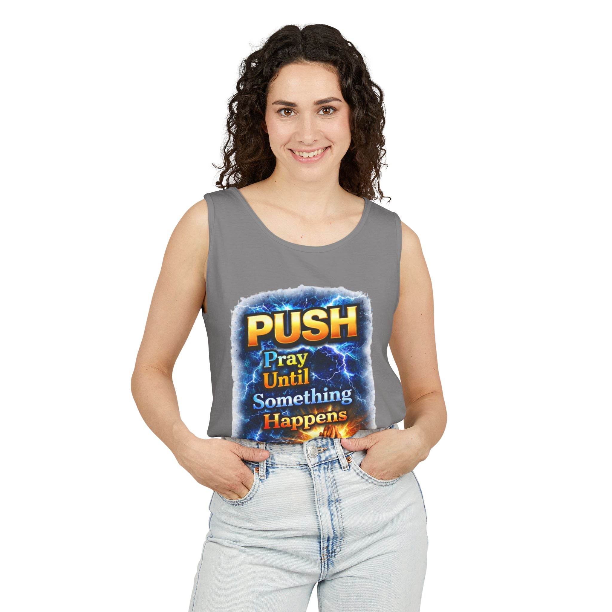 Push: Pray Until Something Happens Tank - Hands