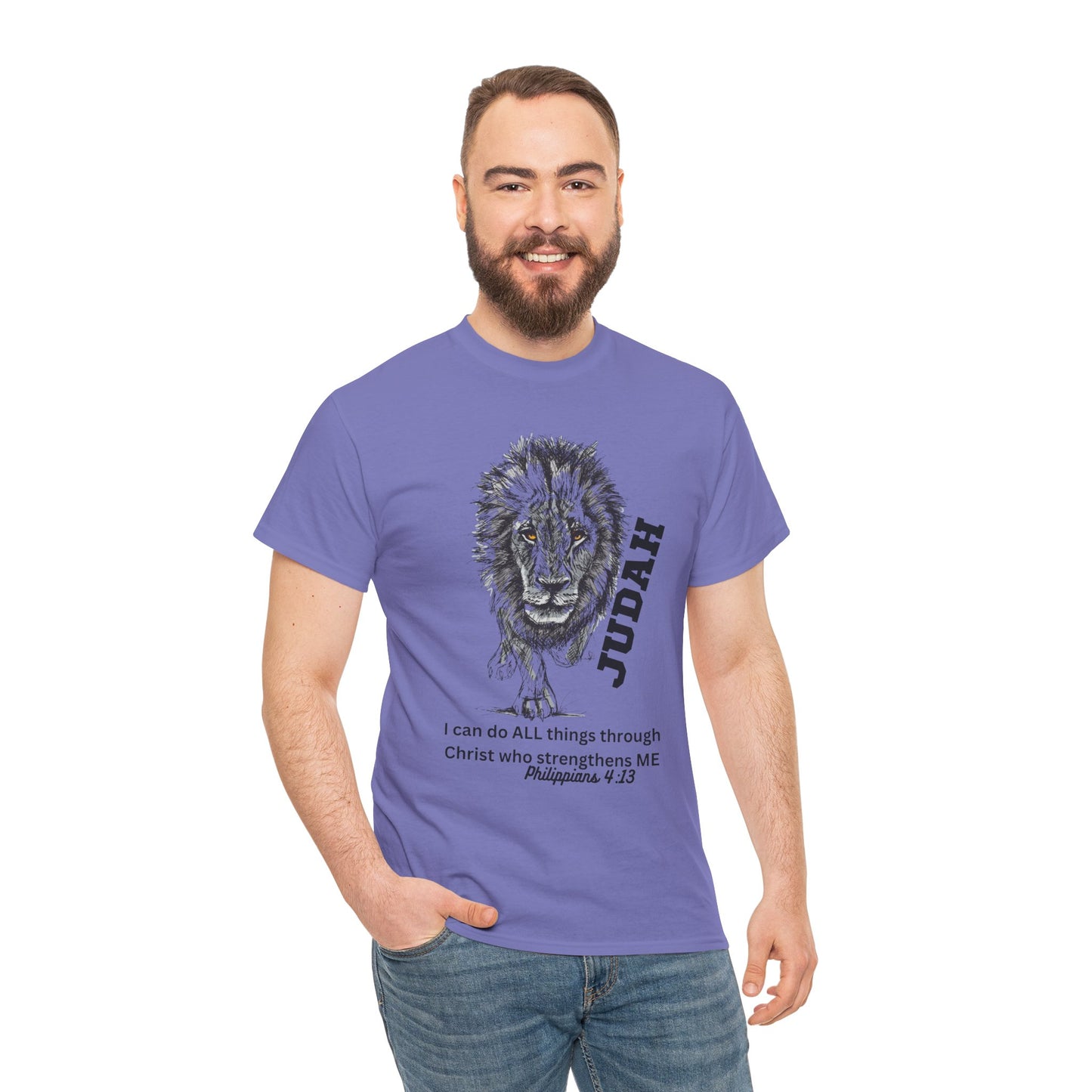 Lion of Judah – ‘I Can Do All Things’ Philippians 4:13 Tee