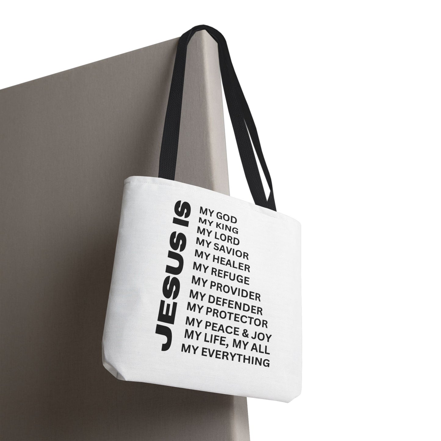 Christian JESUS IS Tote Bag - White