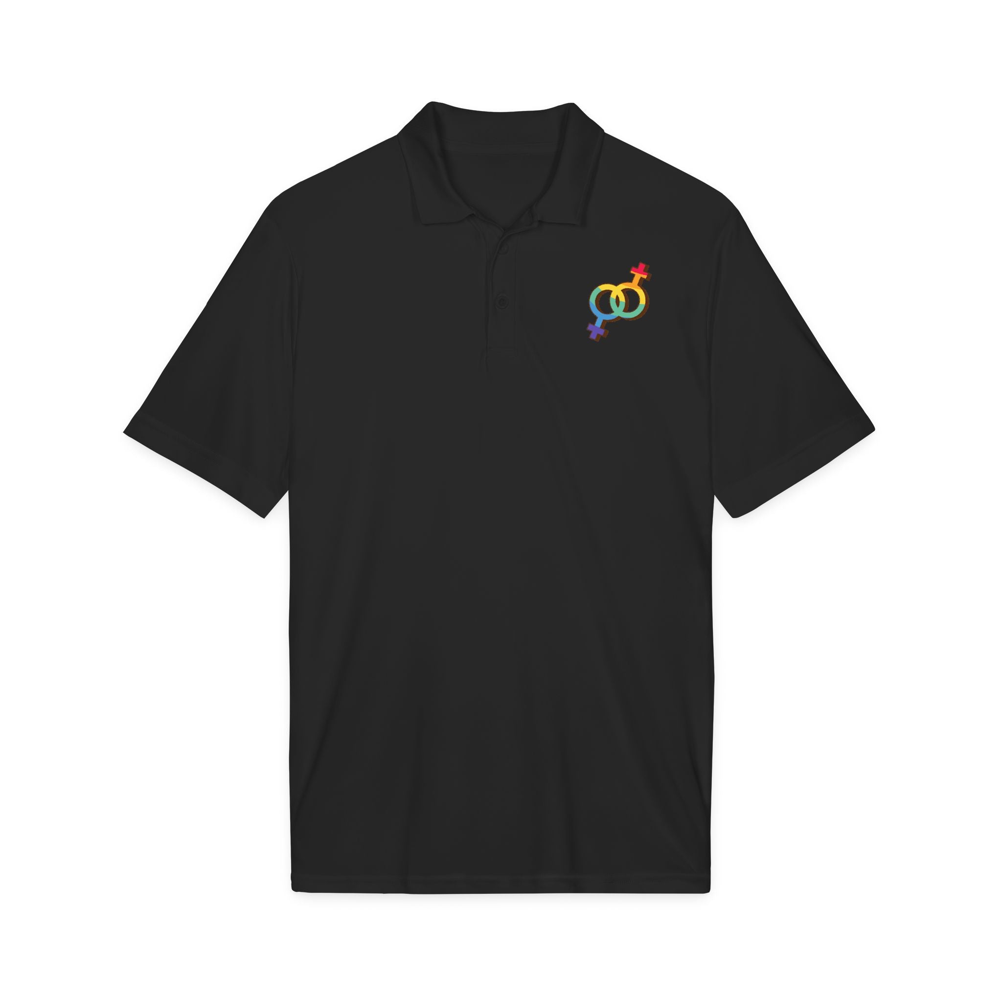 Female Rainbow Symbols Polo Shirt