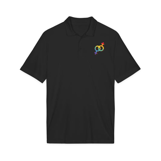 Female Rainbow Symbols Polo Shirt
