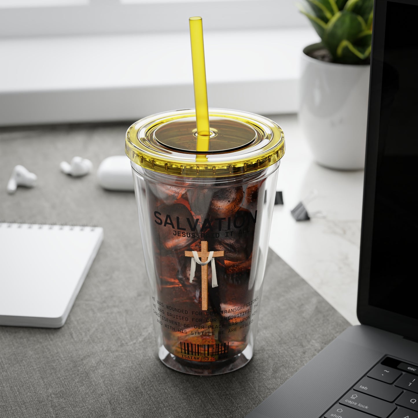 Salvation - Jesus Paid 16oz Tumbler with Straw