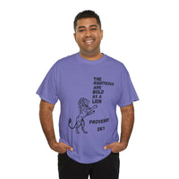 The Righteous Are Bold as a Lion Tee - Proverbs 28:1