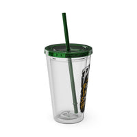 “PUSH: Pray Until Something Happens” 16oz Tumbler with Straw