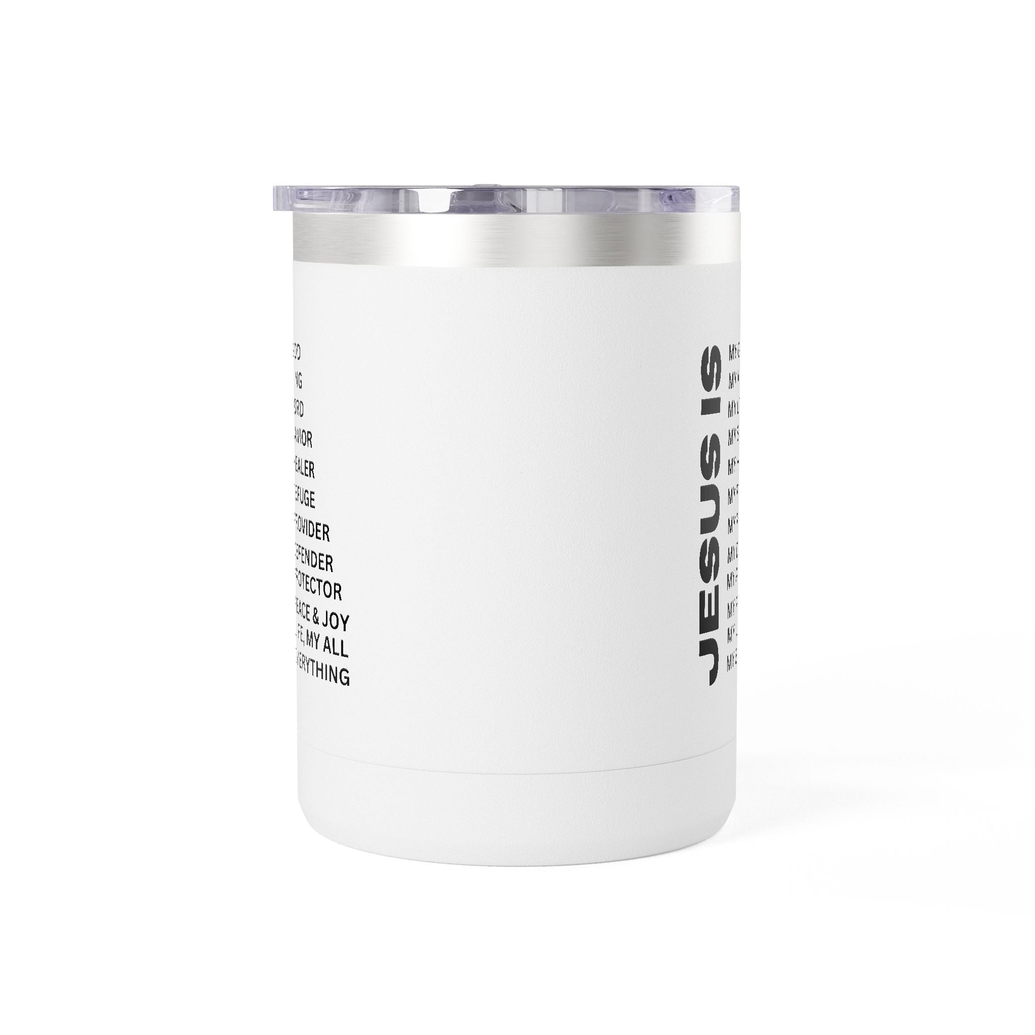 Christian Jesus Is 15oz Tumbler - Black