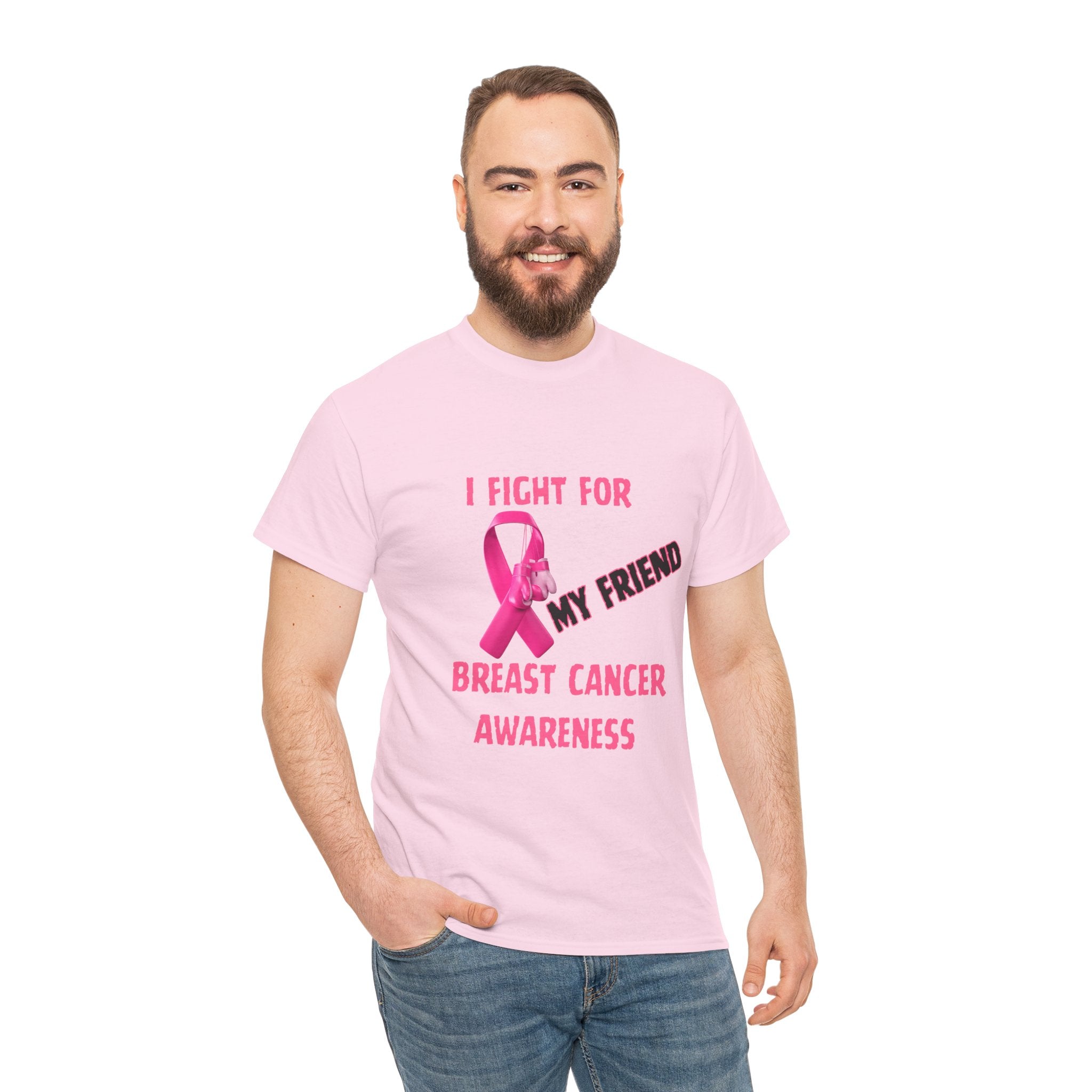 I Fight For My Friend Pink Ribbon Shirt