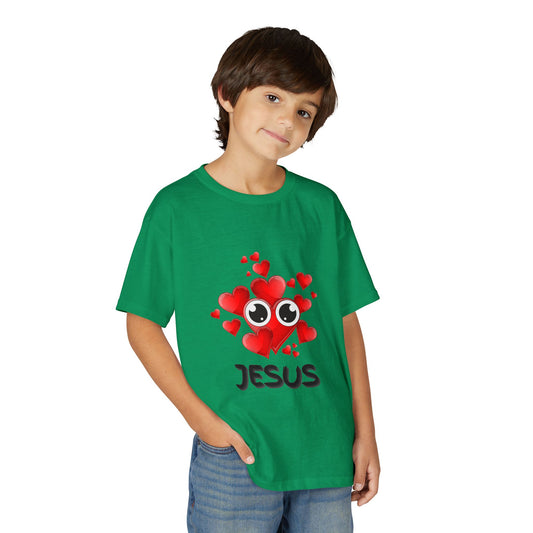 Eye Love Jesus Youth T-shirt - Black