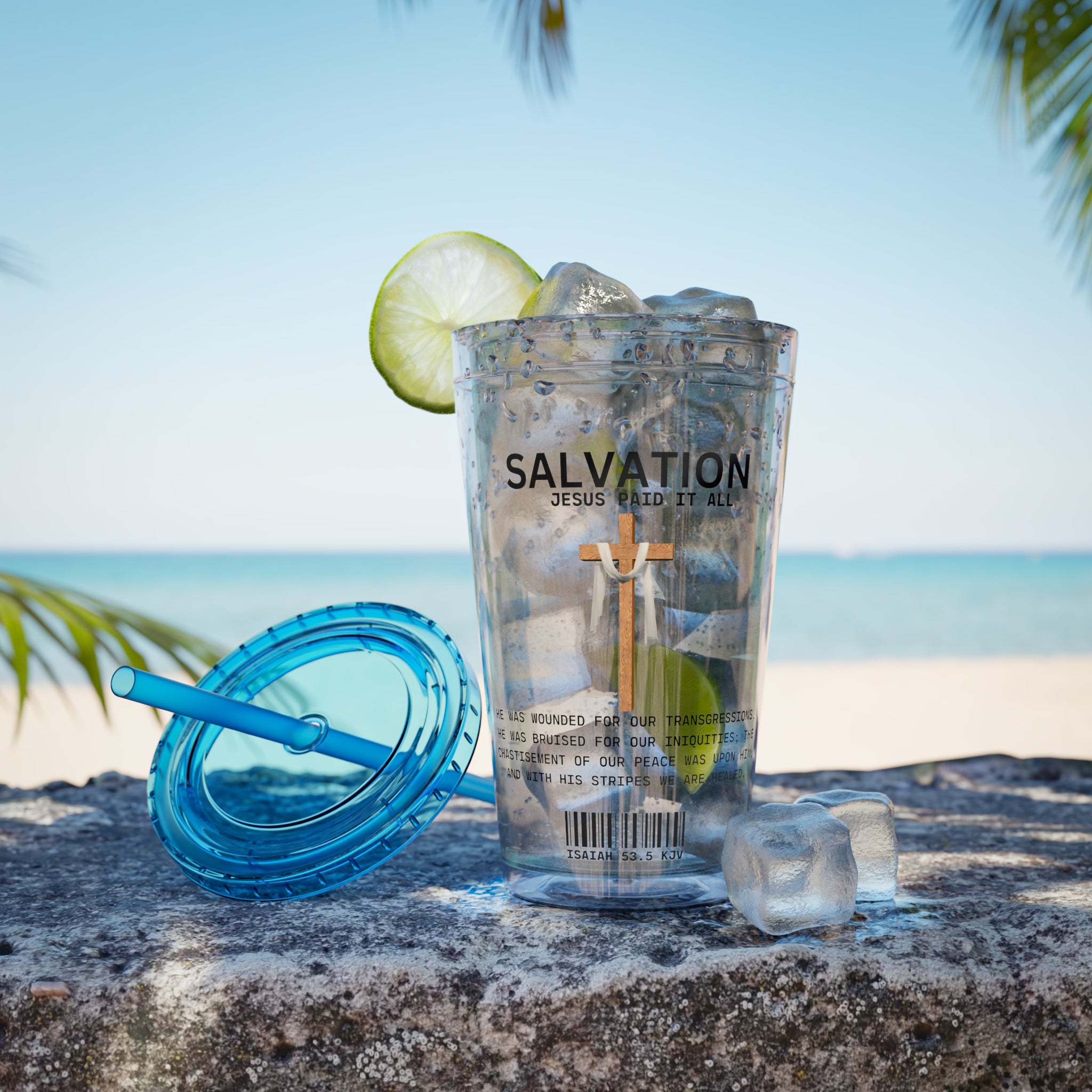 Salvation - Jesus Paid 16oz Tumbler with Straw