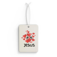 Eye Love Jesus Heart Car Air Freshener