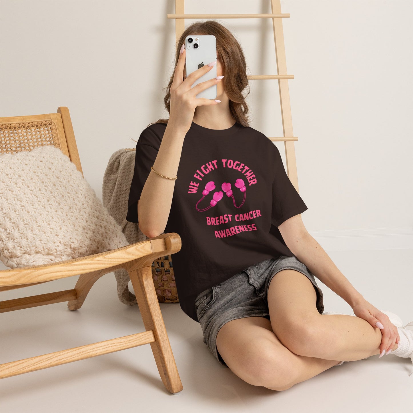 Breast Cancer Awareness Tee — We Fight Together Gloves