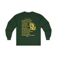The Lord's Prayer Long Sleeve Tee - Gold
