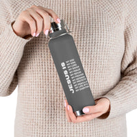 Christian JESUS IS 22oz Insulated Water Bottle - White