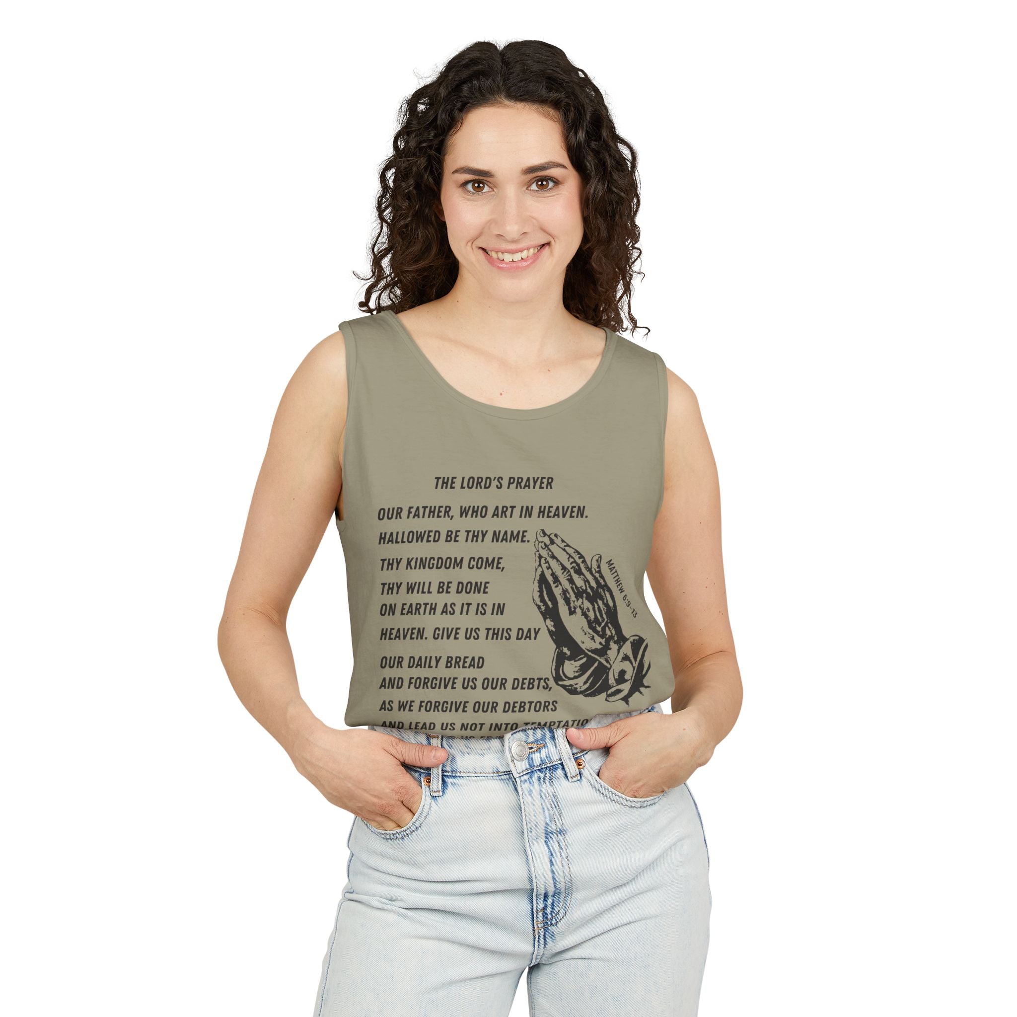 The Lord's Prayer Tank Top - Black