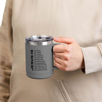 Christian Jesus Is 15oz Tumbler - Black