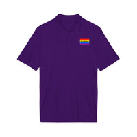 Rainbow "HUMAN" Polo Shirt