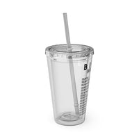 Bible Emergency Numbers 16oz Tumbler with Straw