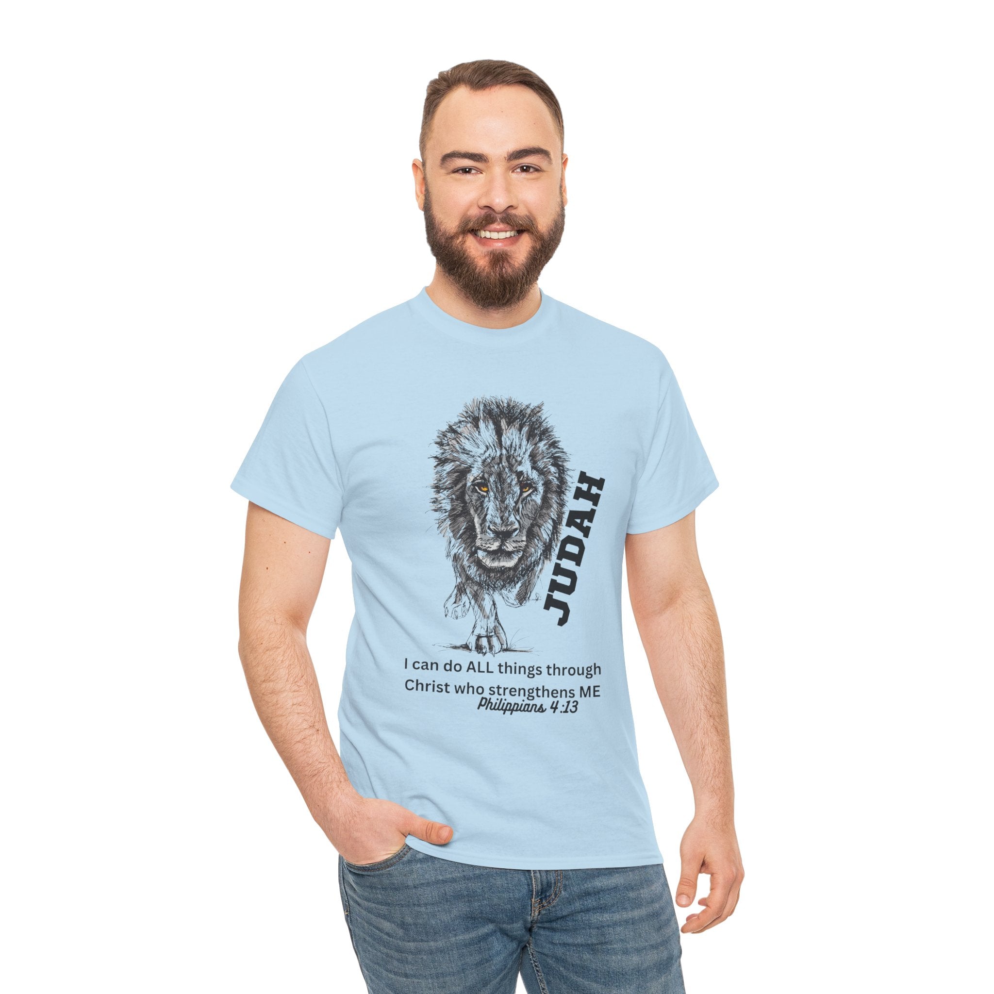 Lion of Judah – ‘I Can Do All Things’ Philippians 4:13 Tee