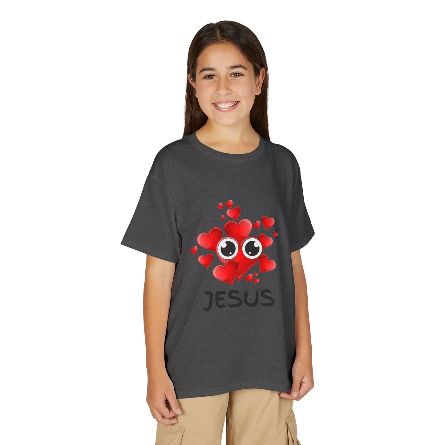 Eye Love Jesus Youth T-shirt - Black