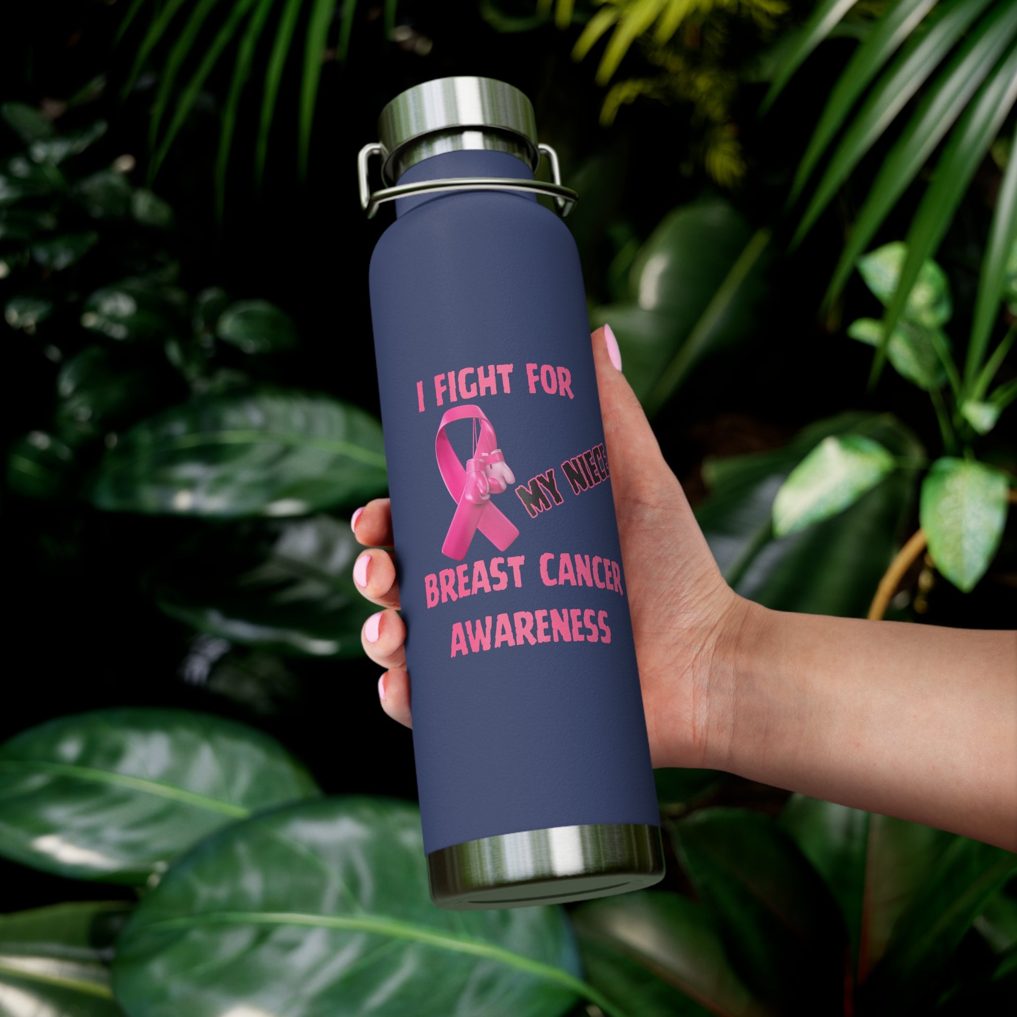 I Fight For My Niece 22oz Insulated Water Bottle