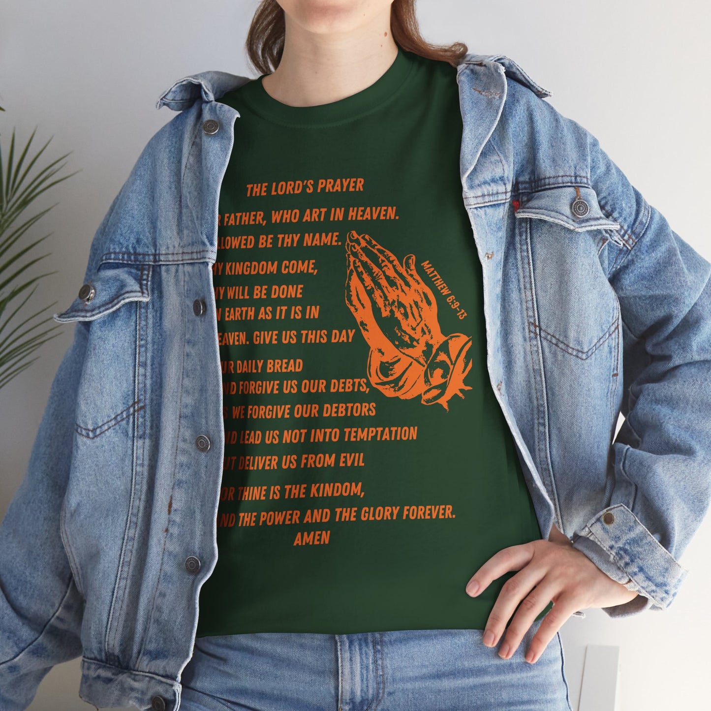 The Lord’s Prayer T-Shirt - Orange