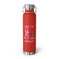 I Fight for My Mother In-Law  22oz Insulated Water Bottle