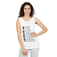 Christian JESUS IS Tank - Black