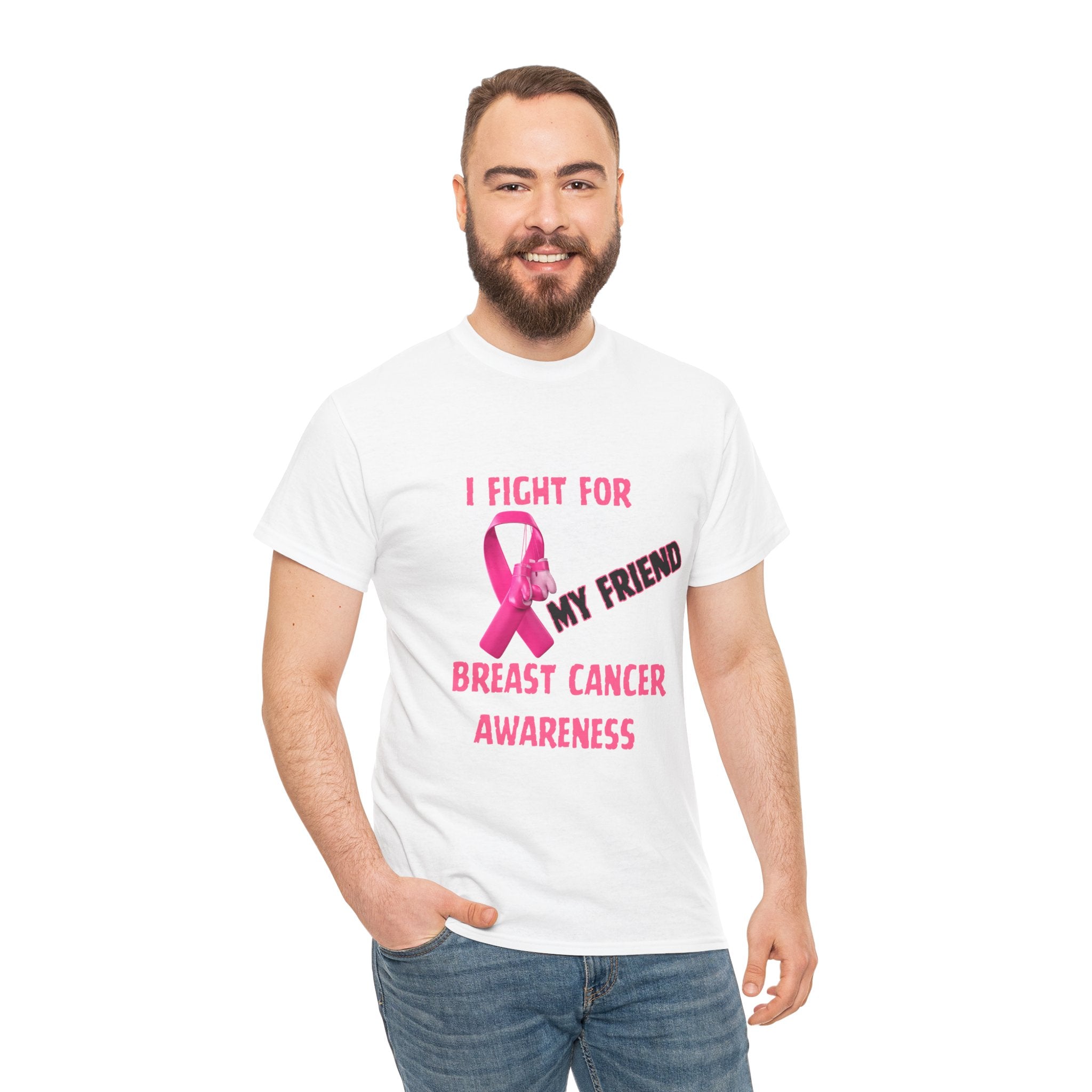 I Fight For My Friend Pink Ribbon Shirt