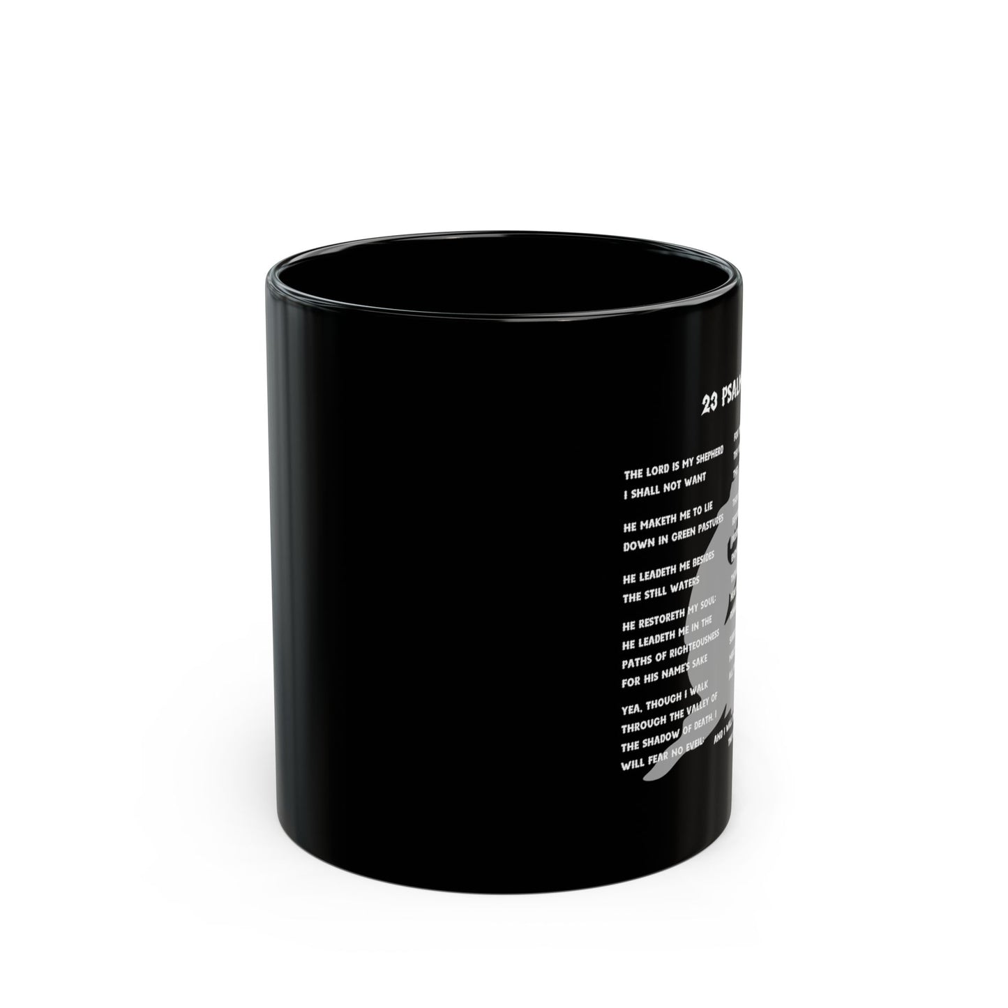 23 Psalms Black Coffee Mug — (11oz/15oz)
