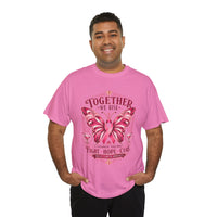 Together We Rise Breast Cancer Awareness T-Shirt — Fight Hope Cure Tee