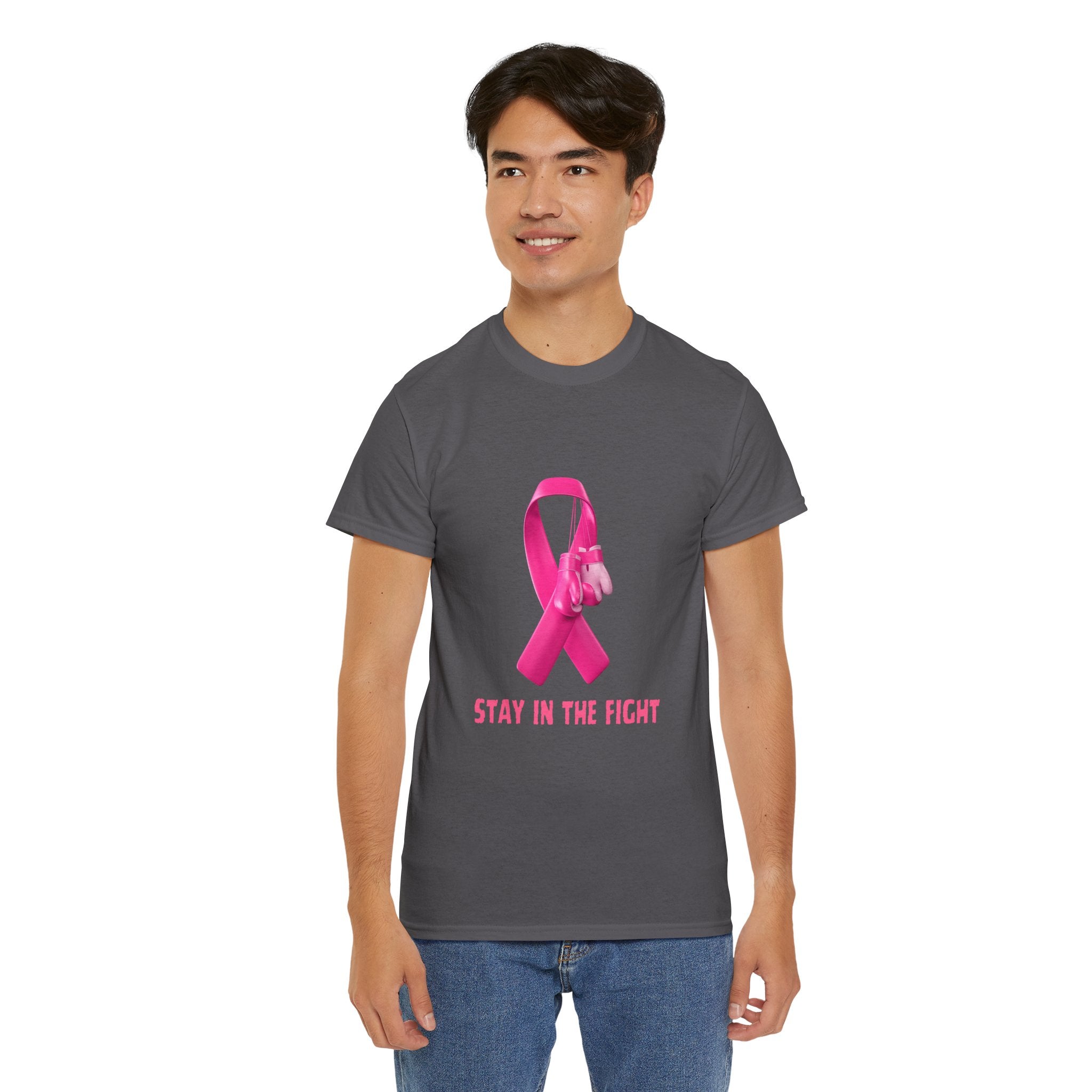 Stay in the Fight Pink Ribbon T-Shirt