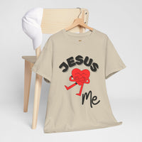 Jesus Loves Me Heart Tee – Cute Christian Faith Graphic T-Shirt