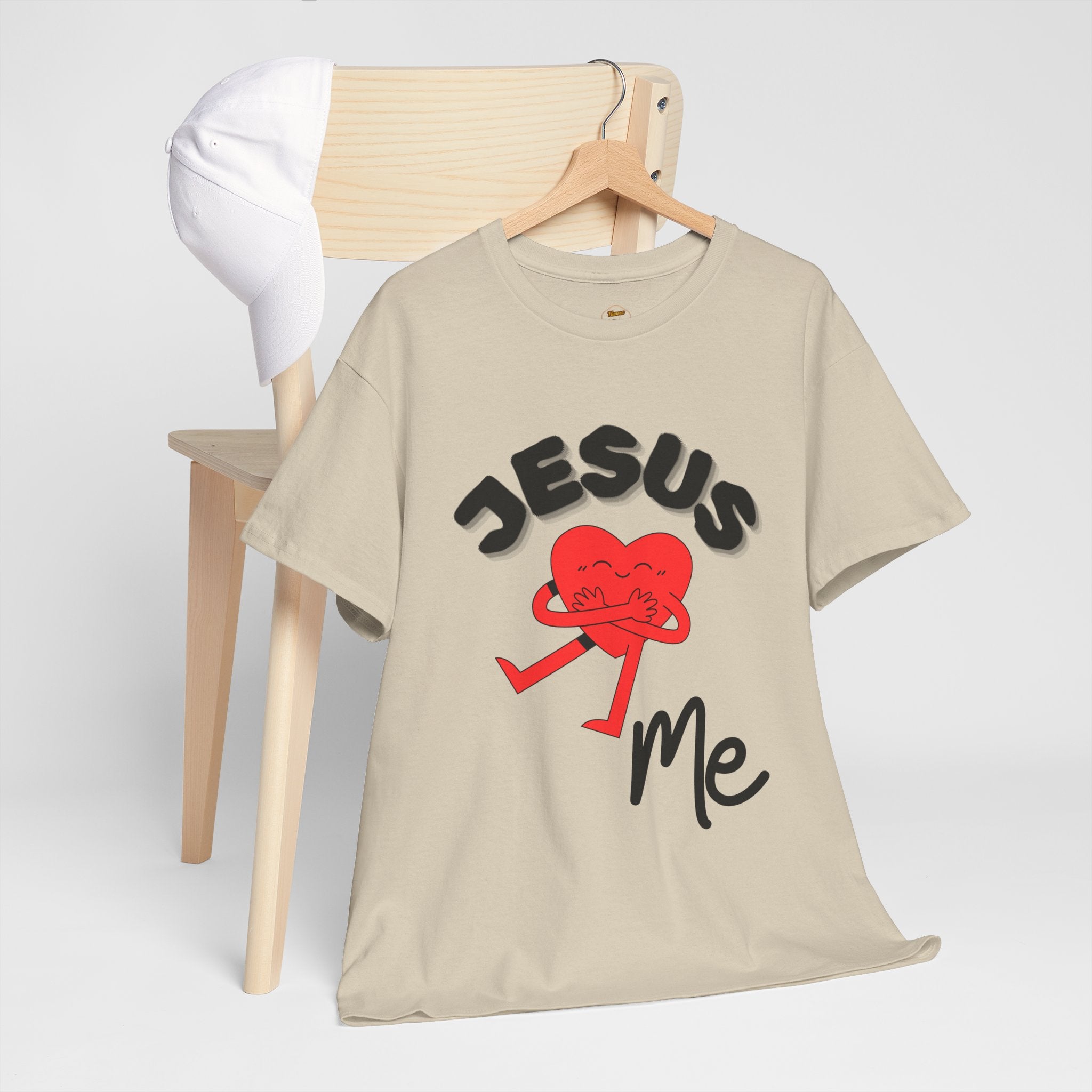 Jesus Loves Me Heart Tee – Cute Christian Faith Graphic T-Shirt