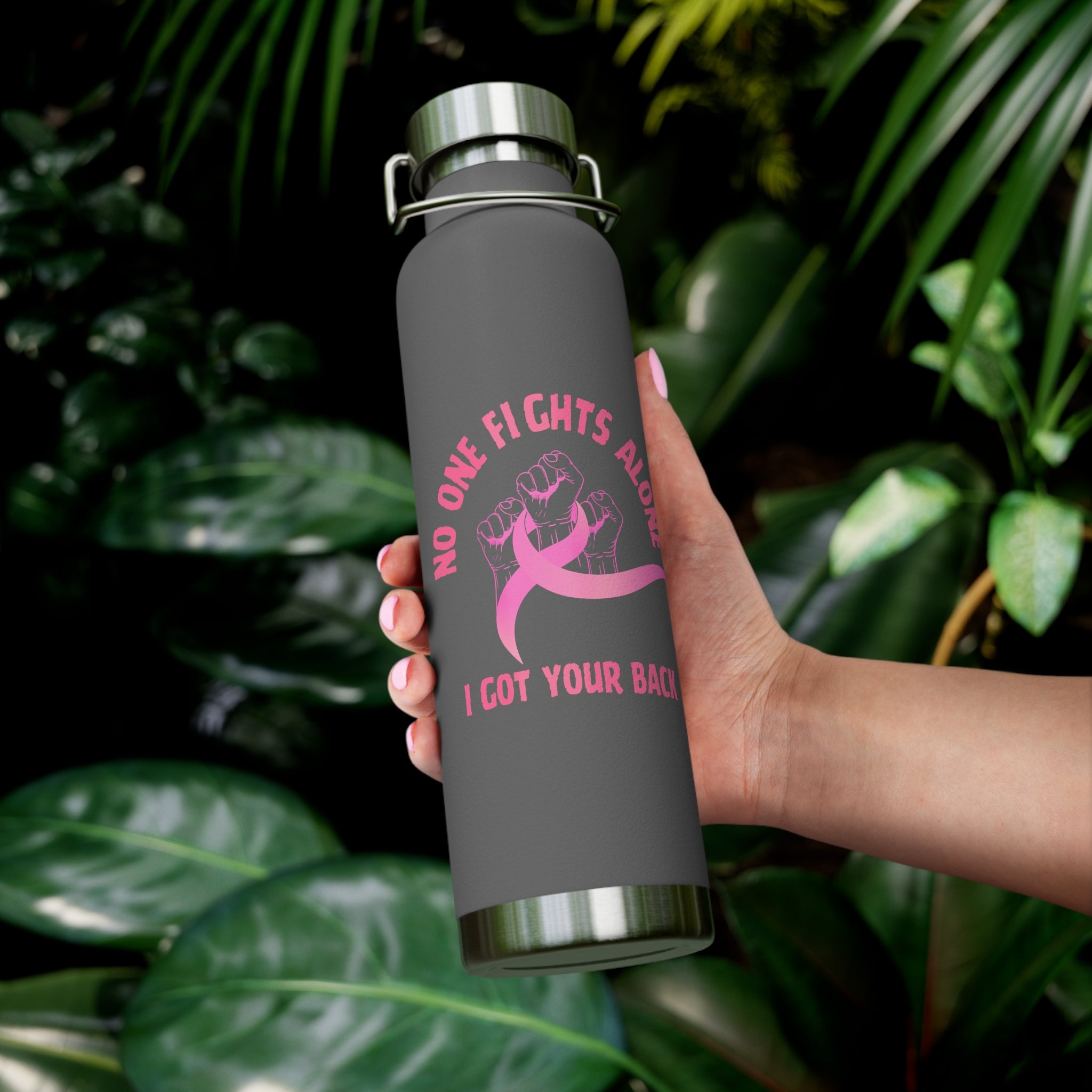 No One Fights Alone 22oz Insulated Water Bottle