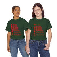 Christian JESUS IS T-Shirt - Red