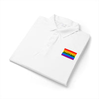 Rainbow "HUMAN" Polo Shirt