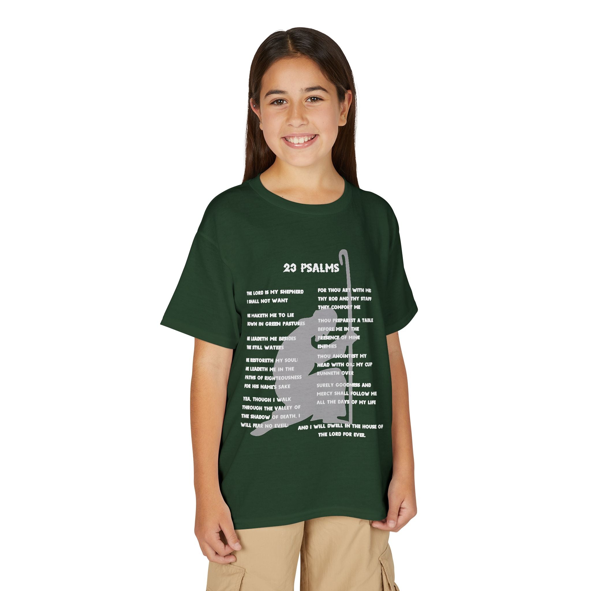 23 Psalms Youth T-shirt - White