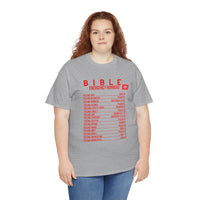 Bible Emergency Numbers Tee - Red
