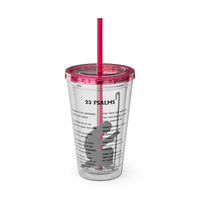 23 Psalms 16oz Tumbler with Straw
